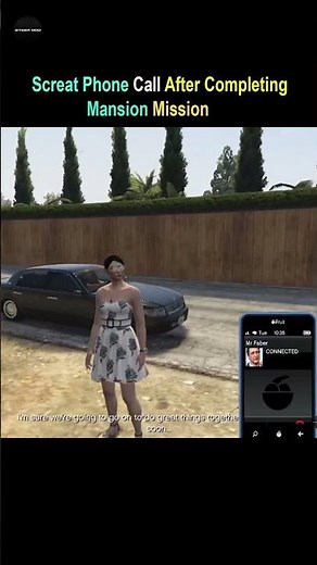 Screat Phone Call After Completing Mansion mission in gta online #shortsfeed #shorts #gta #gtaonline