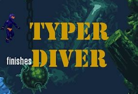 Typer Diver - Mine-sweeper Typing Game