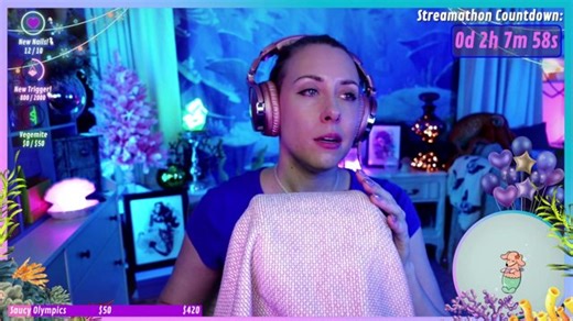 ASMR ✨Oh-fish-al Birthday Streamathon Day 1! 🎉Subs & donos add time 🎁🌊 !throne