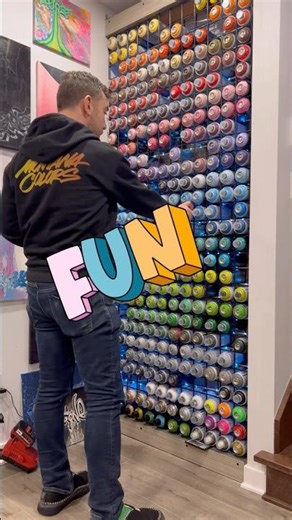 Spiky Fun Graffiti! 😜 #shorts