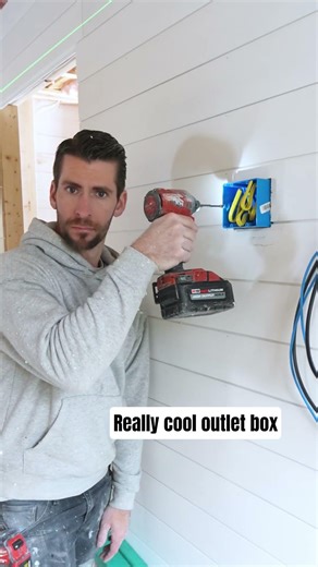 here's a fully adjustable outlet box for wall coverings up to an inch and a half. pretty cool stuff