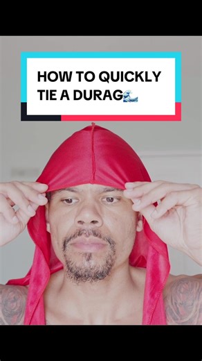 How to tie a Durag correctly and quickly 💯 🛒 Link in the bio for 15 Durag colors #durag #hair #360waves