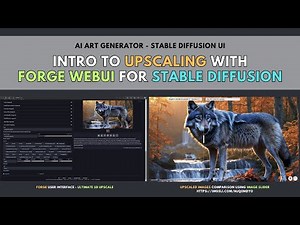 Intro to upscaling with Forge WebUI for Stable Diffusion | #aiart