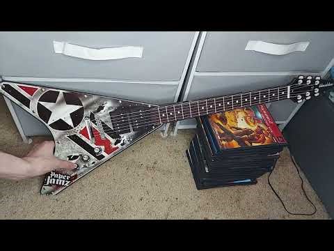 Paper Jamz: Series 1 - Silver Star Flying V Guitar All Songs + Some Chords
