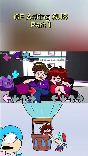 GF Acting SUS Part 1 [FNF MOD] #fnf #fnfmod #fridaynightfunkin #shorts #fnfsus