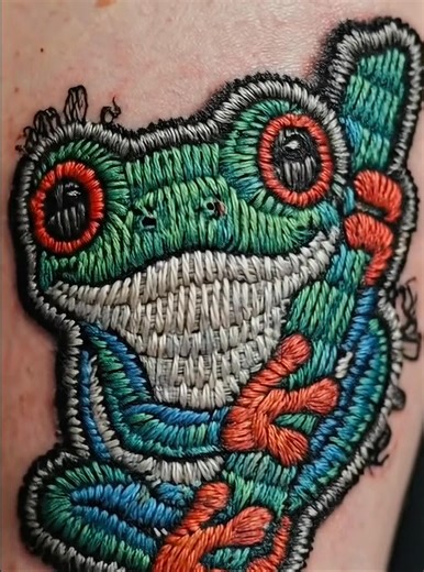 2.6K views · 55 reactions | Check out this super cute tree frog patch...