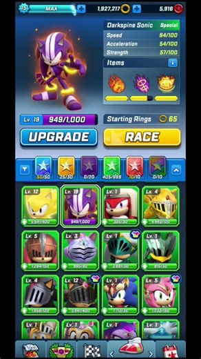 Maxing Darkspine Sonic again! Level 20! #sonicforcesspeedbattle #sonicthehedgehog