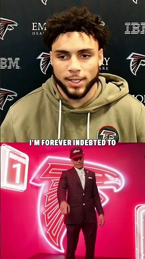 "I'm forever indebted to Atlanta soil" - Drake London #football #nfl