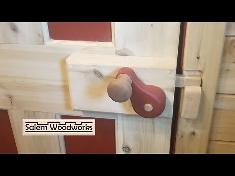 Making a Wooden Door Latch