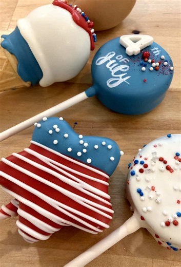 4th of July Cakepop Prep: Easy Red, White & Blue Treats