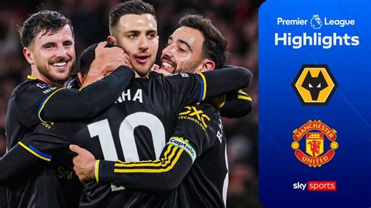 Wolves 1-4 Man Utd: Bruno Fernandes scores two as Ruben Amorim's side move up to sixth in the Premier League