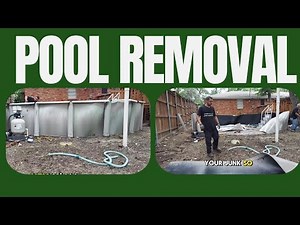 Above Ground Pool Removal Done Right 💪 Full Demo & Cleanup!