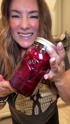 This is a quick and easy “overnight Refrigerator pickled beet recipe”You may experiment with your own seasonings to your desired taste. these homemade beets are so delicious I promise you the jar will not last a week♥️ #pickledbeets #beets #refrgeratorpickledbeets #masonjarrecipes #foodtok #relatablemom
