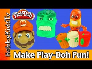 Make Play-Doh Surprise Making Collection HobbyKidsTV
