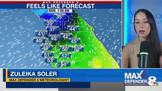 Join WFLA Meteorologist Zuleika Soler for a Saturday evening weather update as a cold front moves in heading into the week. https://www.wfla.com/weather/forecast/near-record-warmth-ahead-of-cold-front-this-weekend/ | WFLA News Channel 8