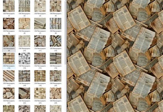 Old Newspaper Seamless Pattern: Printable Texture (digital Download) - Etsy