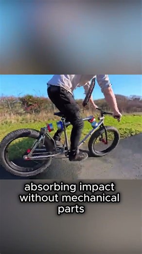 This bike uses magnets instead of shocks 🤯🚲