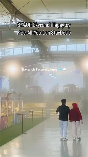 Promo Alert 🔔 Sky Ranch Tagaytay Ride All You Can promo for only ₱379 Instead of ₱3980✨avail here now: https://stardeals.ph/deals/sky-ranch-tagaytay 😍 🎪PARK SCHEDULE: Daily Monday to Sunday including holidays, 10AM To 10PM✨This Ride-All-You-Can pass is valid for the following Rides:🎡Wonder Flight🎡Super Viking🎡Nessi Coaster🎡Giant Balloon Wheel🎡Mini Viking🎡Sky Cruiser🎡Toy Swing🎡Boat Parade🎡Rocking Tug🎡Log Coaster (one-time ride)🎡Drop Tower (one-time ride)🎡Express Train (one-time rid