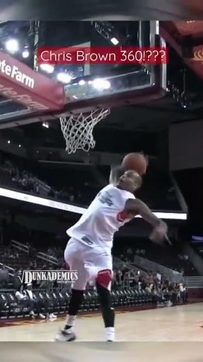 chris brown 360 dunk??#shorts