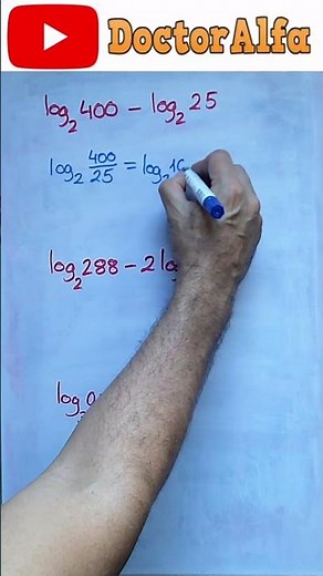 🐯 Operations with LOGARITHMS - 3 SOLVED EXERCISES #1minuteofmath