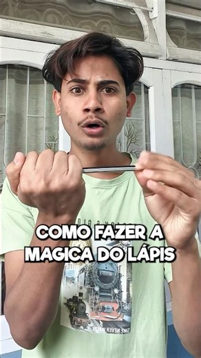 🔴COMO FAZER MAGICA COM LAPIS! ib:Mr Ansari Magic
