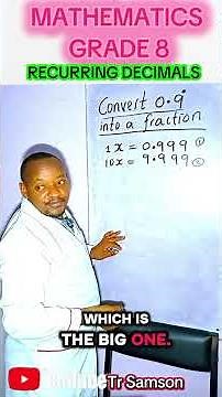 MATHEMATICS REVISION GRADE 8