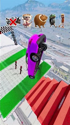 Italian Brainrot Funk vs Jump Challange - BeamNG.Drive #italianbrainrot