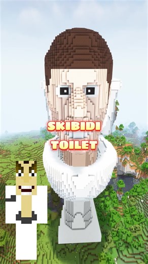 Skibidi Toilet Minecraft Build Challenge