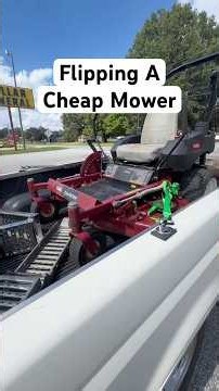 Can we flip this zero-turn mower for a profit? #lawnmower #diy #mechanic