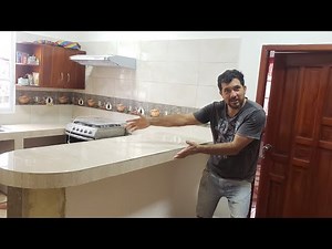 meson de porcelanato 60x60 trabajo de calidad 🇪🇨🇪🇨