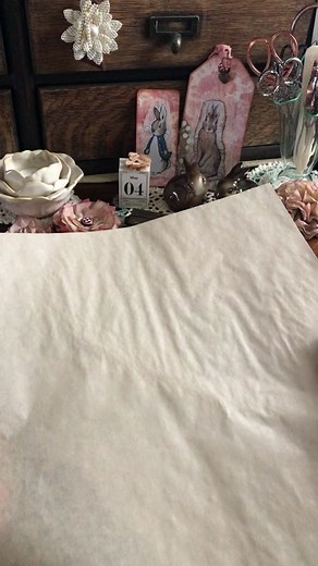 Vintage Paper Flower Crafting: ASMR Tutorial for Relaxation