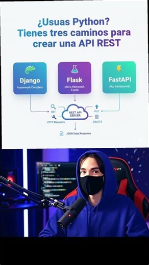 ¿Qué framework Python usar para crear una API REST?