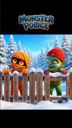 Monster Police! 🚨❄️ Kids Songs & Cartoons