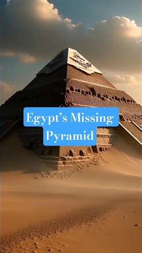 The Mystery of Egypt’s Missing Pyramid#AncientEgypt#LostHistory#HistoryShorts#Pyramids