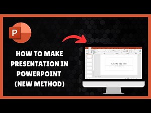 How To Make Presentation in POWERPOINT (NEW METHOD)