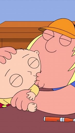Family Guy Stewie Kisses Chris | Funny Cartoon Moments