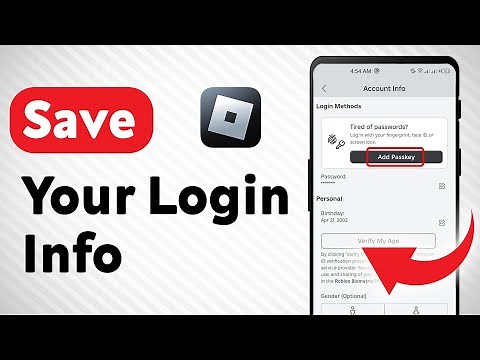 How to Save Your Login Info On Roblox (Updated)