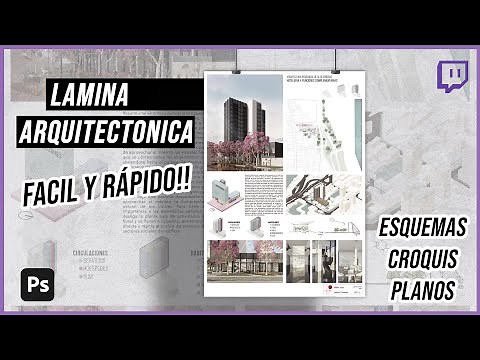 ARCHITECTURAL SHEET FROM SCRATCH | Photoshop [LIVE]