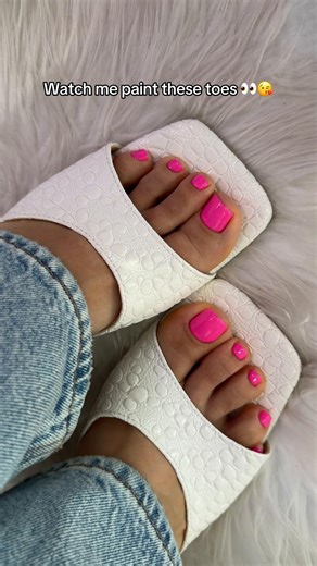 Stunning Hot Pink Pedicure Tutorial