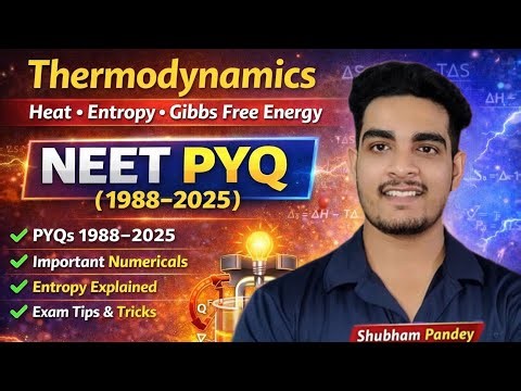 Thermodynamics NEET PYQ 🔥 1988–2025 | All Questions