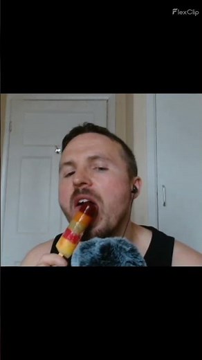 ASMR Eating a Fruit PastiIles Popsicle - Extreme Sucking Sounds