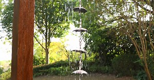 Watch 8.5ft Faux Copper Umbrella Rain Chain on Amazon Live