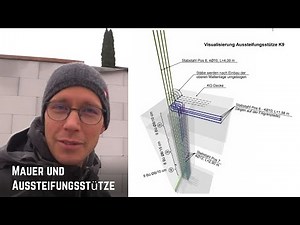 Mauern und Aussteifungsstützen erstellen