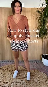 Casual Monday in the new @zsupply checked sprinter shorts 🧡 This transition-to-fall look is super comfortable and versatile! Follow along with us for more style tips ✨✨ #shopflutter #fallfashion ——> New Arrivals drop twice weekly. (Every Tuesday Friday) Download the free Shop Flutter App for the easiest way to watch and shop our Live try-ons. #appuser #styleinspo #styletips #falloutfits | Flutter Newburgh