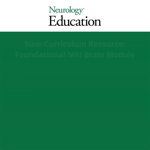 2.4K views · 32 reactions | Introducing Neurology Education's first Curriculum Resource Report: Foundations of MRI Brain on the Neurology Rotation. This module features dynamic, scrollable MRI image stacks, allowing students to explore images in a way that reflects clinical practice. Read more about this module and download it at: https://hubs.la/Q03DshWm0 | Neurology Journal | Facebook