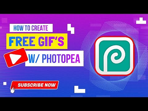 Photopea - How To Create FREE GIF's - Step By Step Tutorial