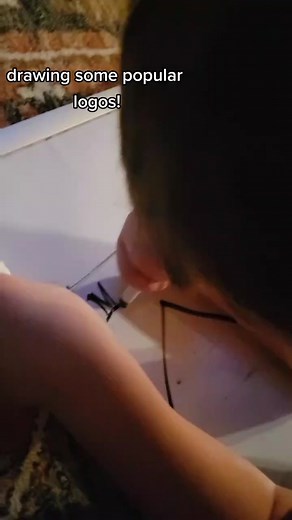 6-Year-Old Drawing Popular Logos | Autism Acceptance