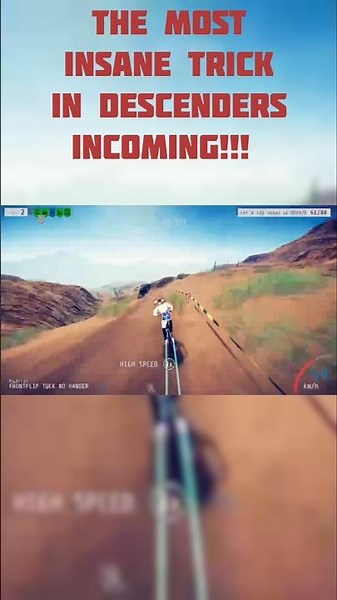 The Best Descenders Trick Ever Done.😱 #descenders #shorts