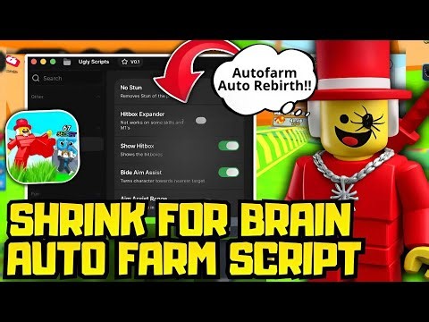[UPD🌊] Shrink For Brainrots SCRIPT - Auto collect + Instant collect & MAIS!! - (CELULAR & PC) 2026!!