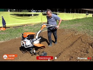 Sulcador S700 + Motocultivator Stihl MH 710 #stihl
